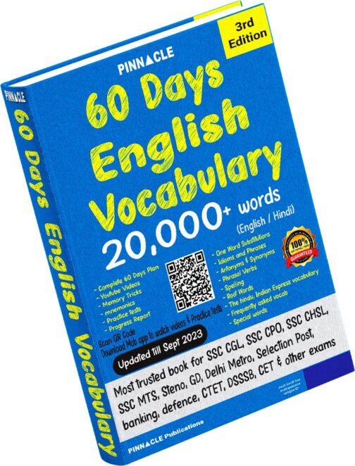 Pinnacle SSC 60 Days English Vocabulary 3rd Edition - Image 2